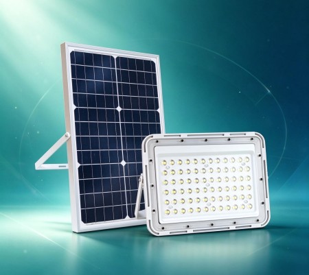 Solar floodlight