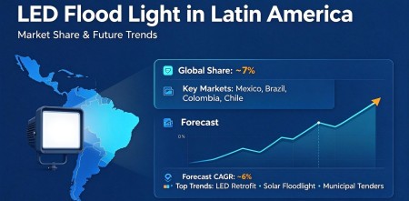 LED Flood Light: Market Share & Future Trends in Latin America